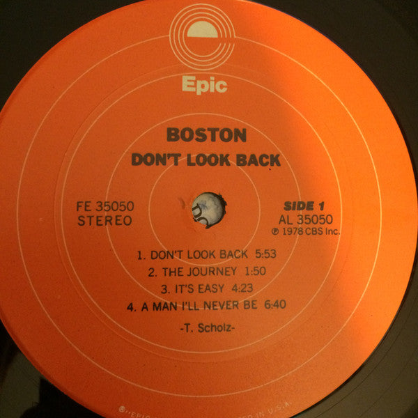 Boston : Don't Look Back (LP, Album, Gat)