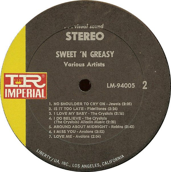 Various : Rhythm 'N' Blues Vol. 2: Sweet N' Greasy (LP, Comp, All)
