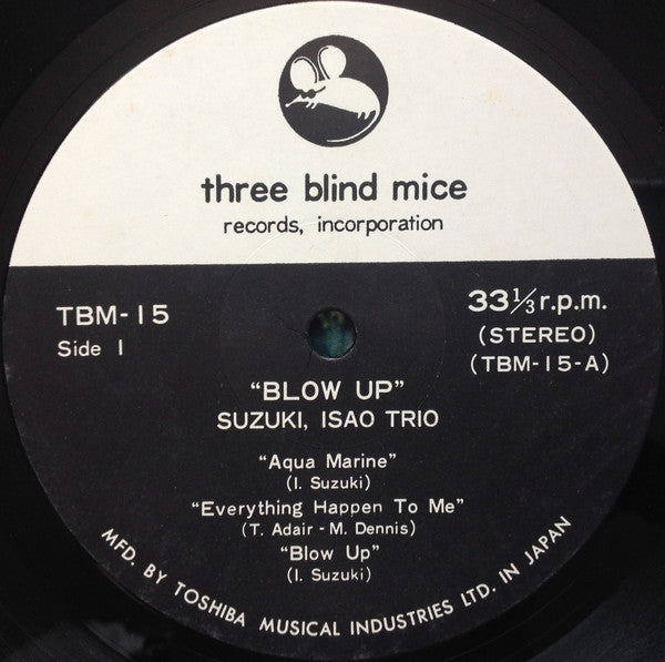 Suzuki, Isao Trio* / Quartet* = 鈴木勲 三* / 四重奏団* : Blow Up = ブロー・アップ (LP, Album, RP)