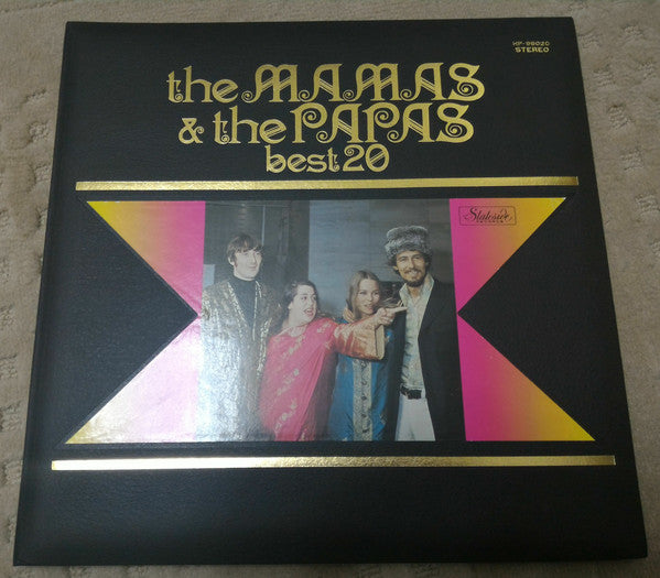 The Mamas & The Papas : The Mamas & the Papas Best 20 (LP, Comp)