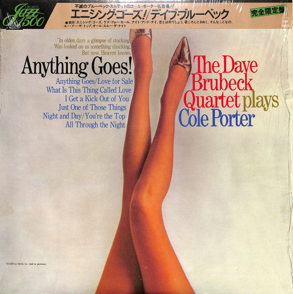 The Dave Brubeck Quartet : Anything Goes! The Dave Brubeck Quartet Plays Cole Porter (LP, Album, RE)
