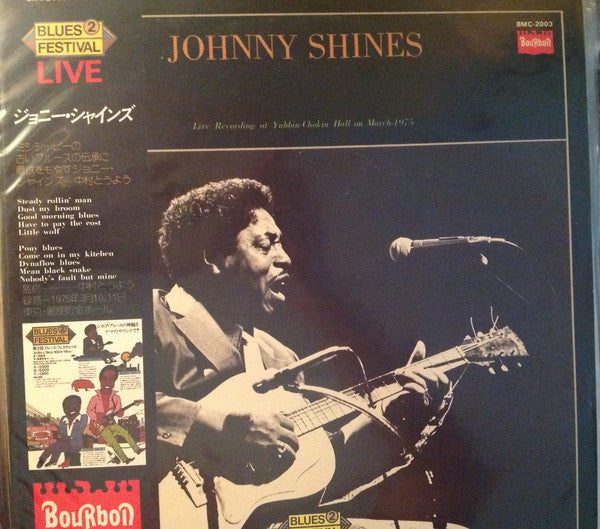 Johnny Shines : Live at Yuhbin Hall 1975 (LP, Album)