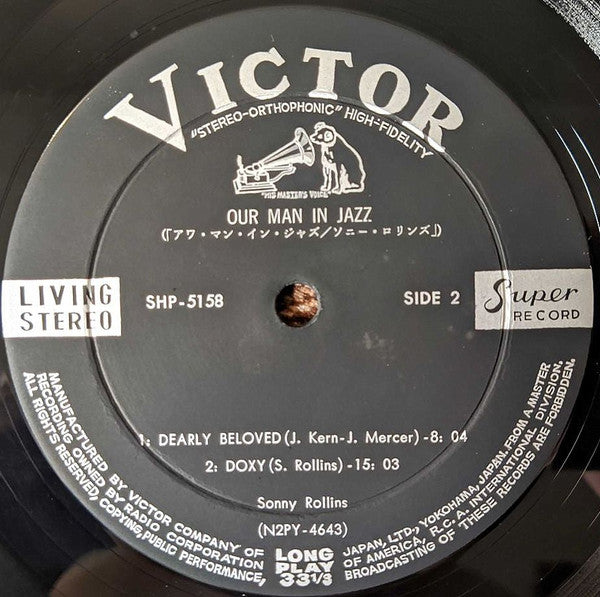Sonny Rollins : Our Man In Jazz (LP, Album)