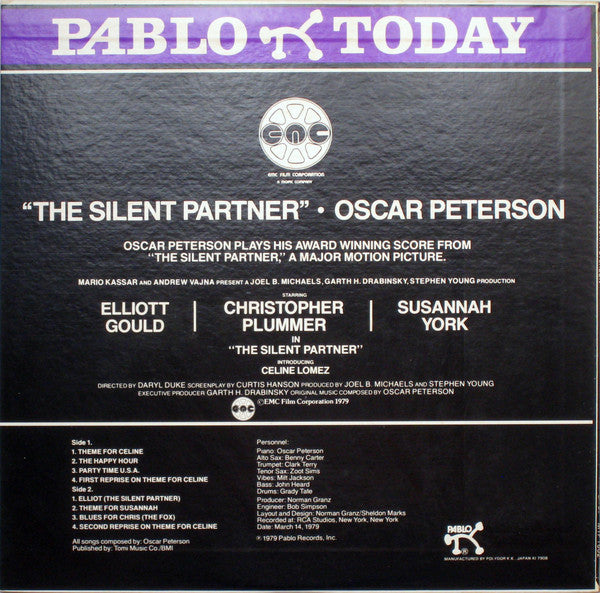 Oscar Peterson : The Silent Partner (LP)