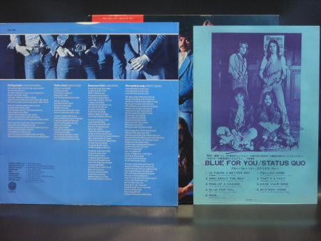 Status Quo : Blue For You (LP, Album, Gat)