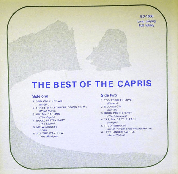 The Capris (2) : The Best Of The Capris (LP, Comp, Unofficial)