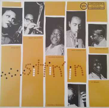 Stan Getz, Dizzy Gillespie, Coleman Hawkins, Paul Gonsalves, Wynton Kelly, J.C. Heard, Wendell Marshall : Sittin' In (LP, Album, Mono, Ltd, RE)