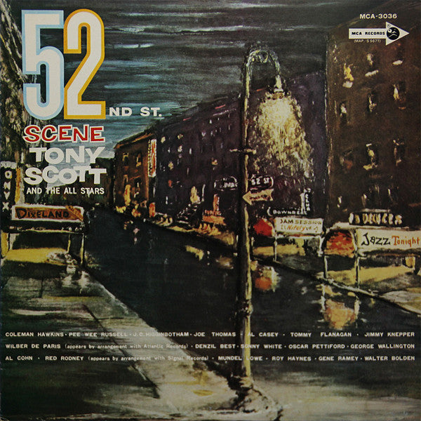 Tony Scott All-Stars : 52nd Street Scene (LP, Album, Mono)