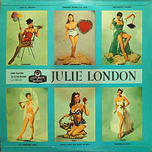 Julie London, Pete King And His Orchestra : Calendar Girl (LP, Album, Mono)