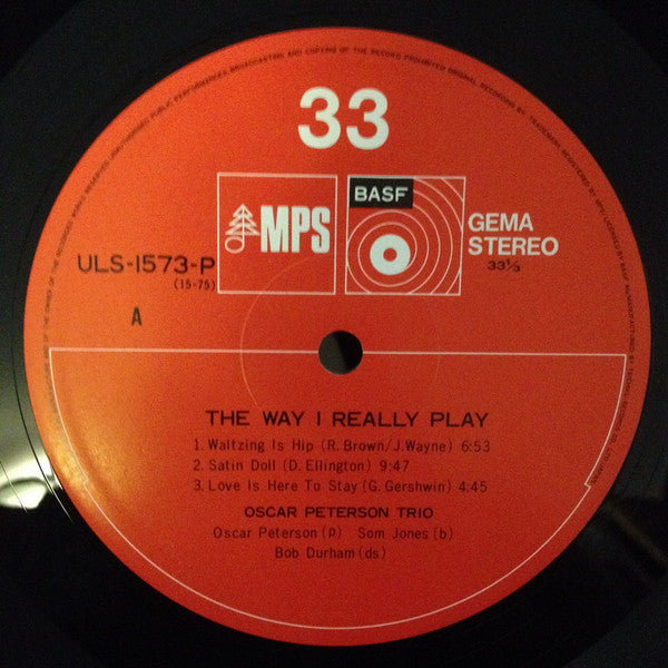 Oscar Peterson : The Way I Really Play (LP)