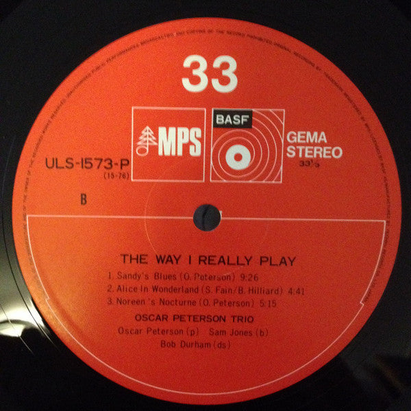 Oscar Peterson : The Way I Really Play (LP)