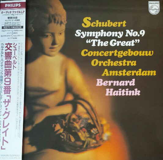 Schubert*, Bernard Haitink, Concertgebouw Orchestra Amsterdam* : Symphony No. 9 "The Great" (LP, Album, RE)