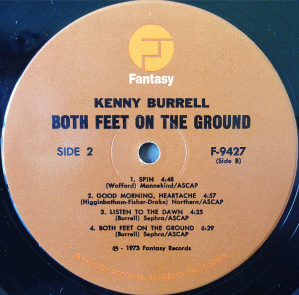 Kenny Burrell : Both Feet On The Ground (LP, Album)