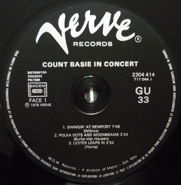 Count Basie : At Newport (LP, Album, RP)