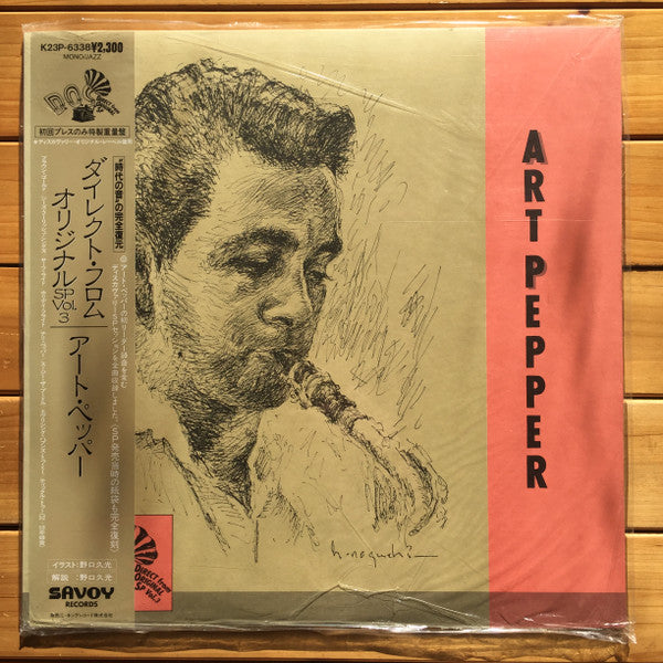 Art Pepper : Direct From Original SP Vol. 3 (LP, Album, Mono, RE)