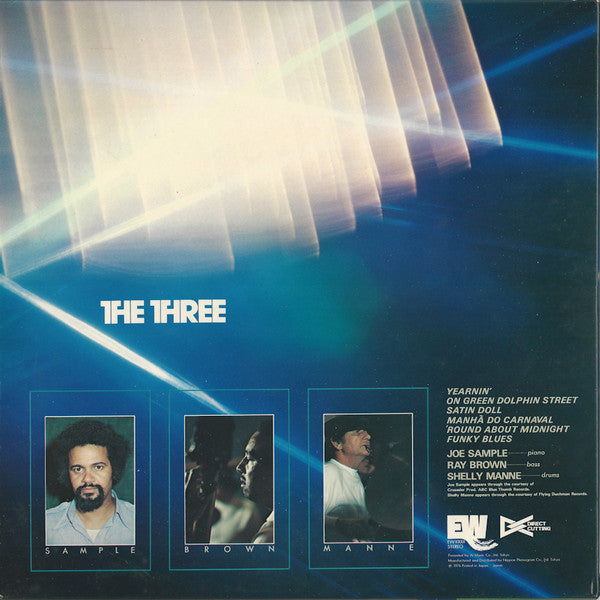 Joe Sample / Ray Brown / Shelly Manne : The Three (LP, Album, Gat)