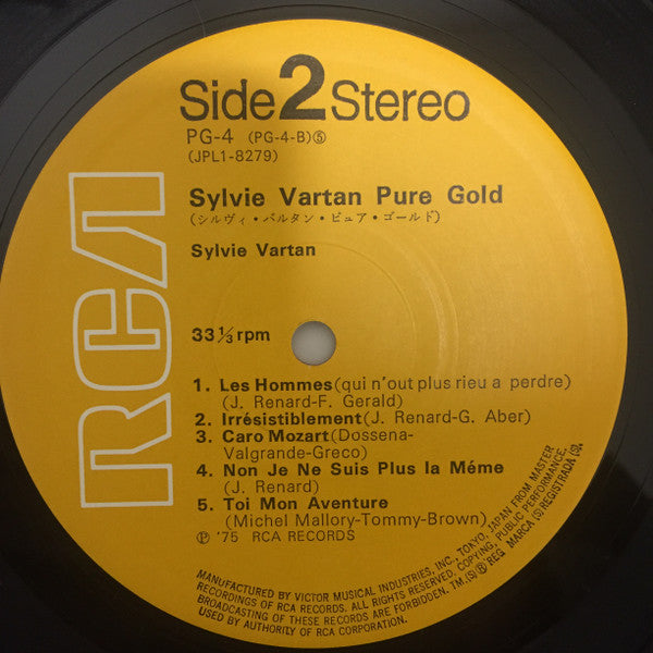 Sylvie Vartan : Pure Gold (LP, Comp)