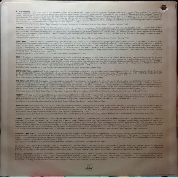 Bob Welch : Man Overboard (LP, Album)