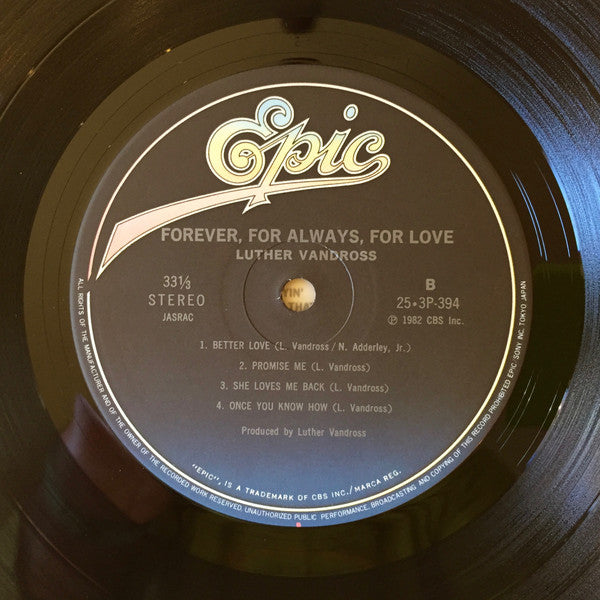 Luther Vandross : Forever, For Always, For Love (LP, Album)