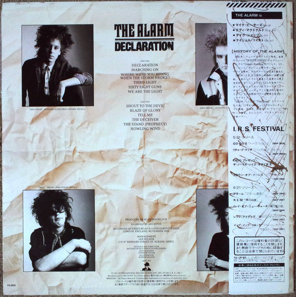 The Alarm : Declaration (LP, Album)