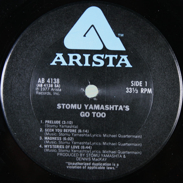 Stomu Yamashta's Go : Go Too (LP, Album)