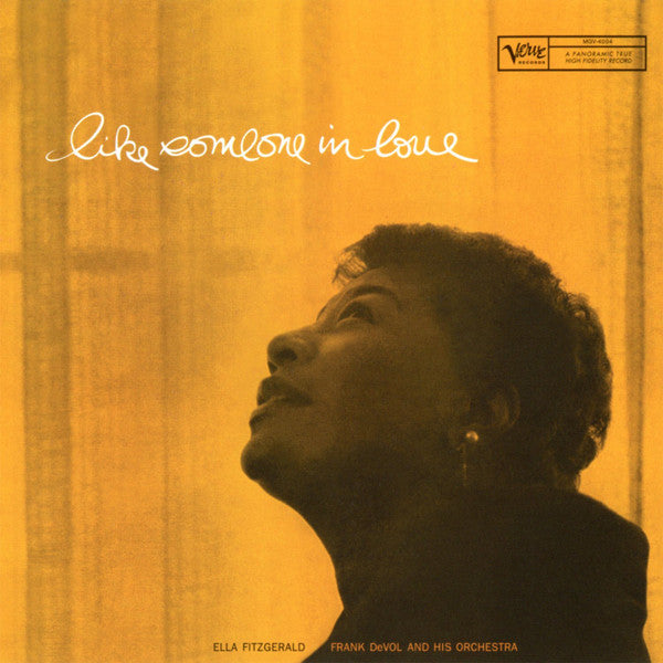Ella Fitzgerald, Frank De Vol And His Orchestra : Like Someone In Love (LP, Album, RE)