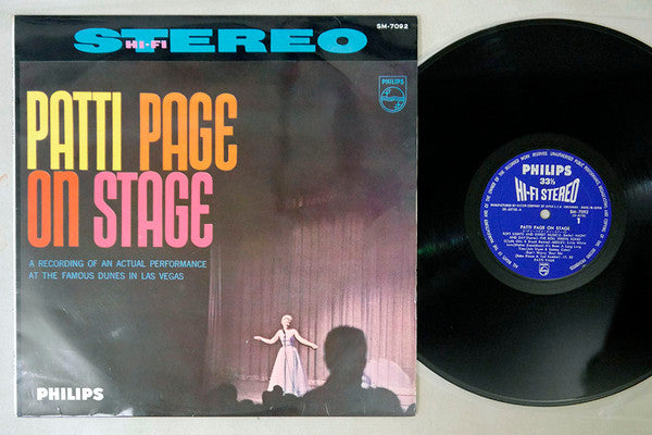 Patti Page : Patti Page On Stage (LP)