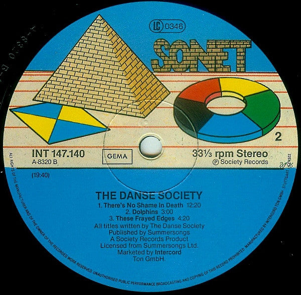 The Danse Society : The Danse Society (LP, Comp)
