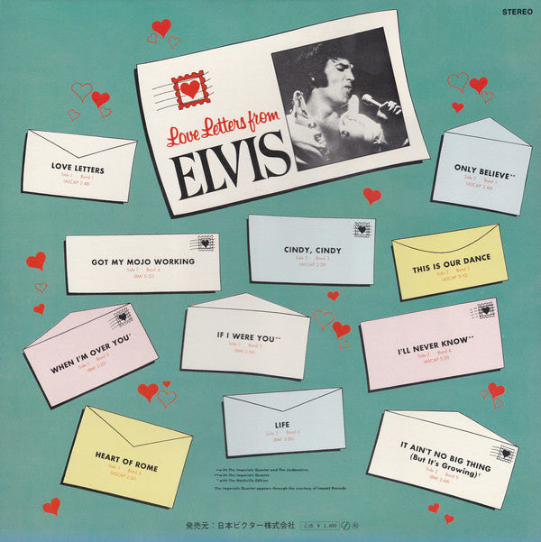 Elvis Presley : Love Letters From Elvis (LP, Album)