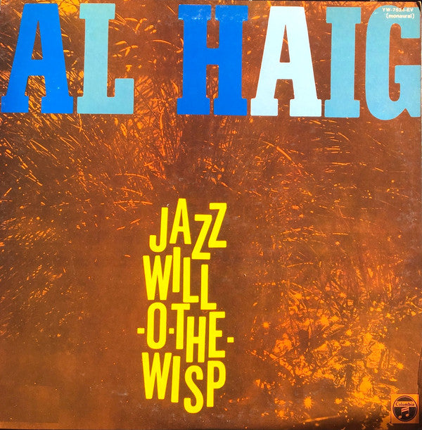 Al Haig : Jazz Will-O'-The-Wisp (LP, Album, Mono, RE)