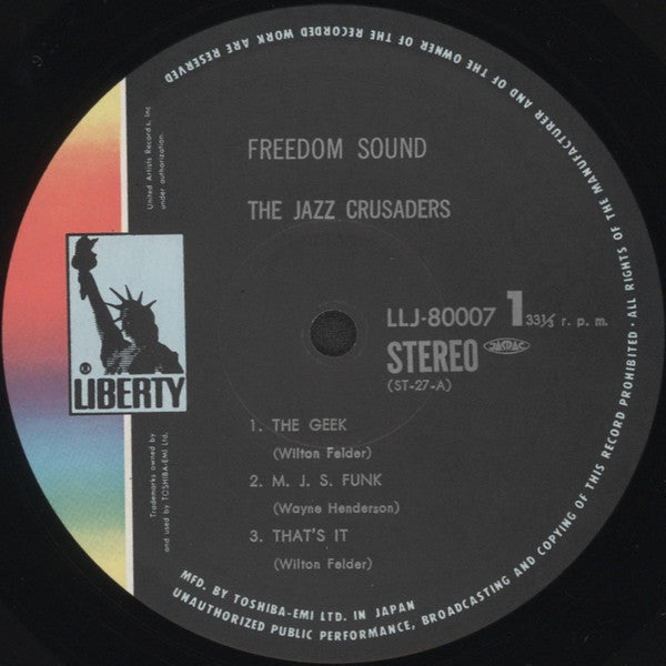The Crusaders : Freedom Sound (LP, Album)