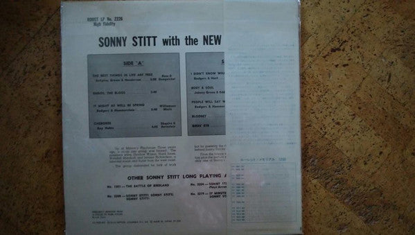 Sonny Stitt : Sonny Stitt With The New Yorkers (LP, Album, Mono, Ltd, RE)