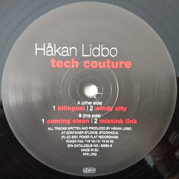 Håkan Lidbo : Tech Couture (2x12", Album, Ltd, inc)