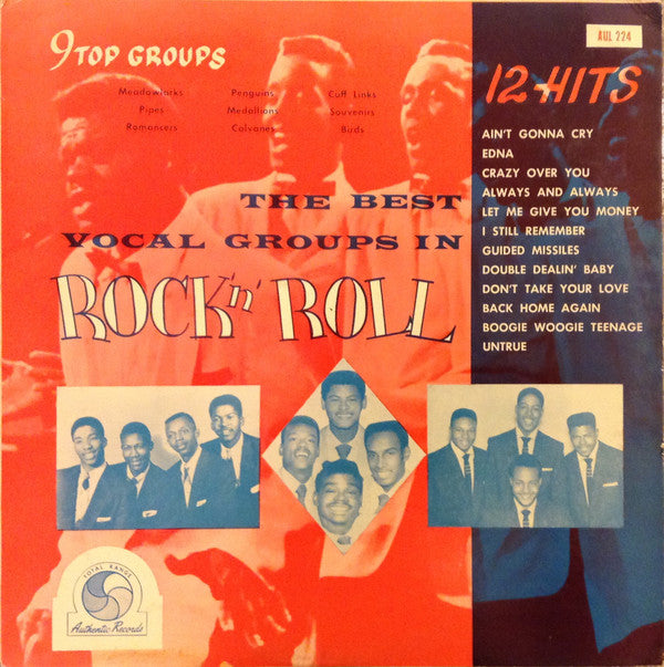 Various : The Best Vocal Groups In Rock 'N' Roll (LP, Comp, RE)