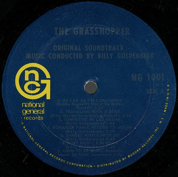 Billy Goldenberg : The Grasshopper (Original Soundtrack Album) (LP, Album, Gat)