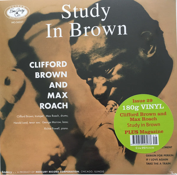 Clifford Brown And Max Roach : Study In Brown (LP, Album, Mono, RE, 180)