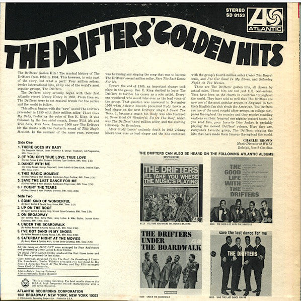 The Drifters : The Drifters' Golden Hits (LP, Comp, RE)