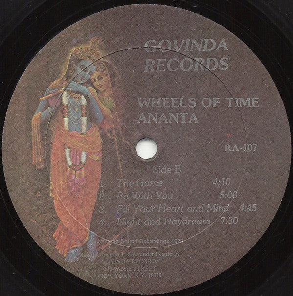 Ananta : Wheels Of Time (LP, Album, Promo)