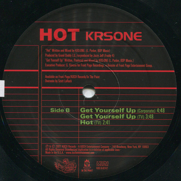 KRS-One - Hot (12"")