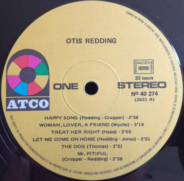 Otis Redding - The Happy Song (LP, Comp)