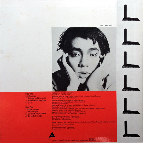 Riuichi Sakamoto* = 坂本龍一* - B-2 Unit (LP, Album)
