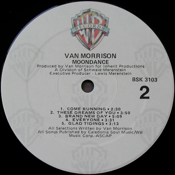 Van Morrison - Moondance (LP, Album, RE, Win)