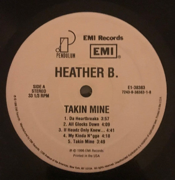 Heather B. - Takin Mine (LP, Album)