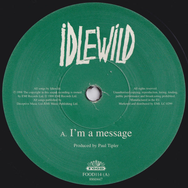 Idlewild - I'm A Message (7"", Single, Ltd, Num)