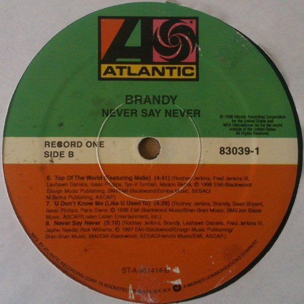 Brandy (2) - Never Say Never (2xLP, Album)