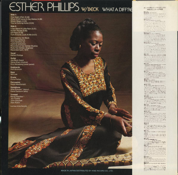 Esther Phillips W/ Beck* - What A Diff'rence A Day Makes (LP, Album)