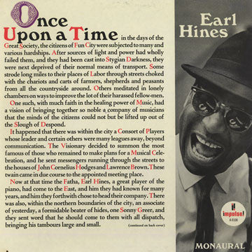 Earl Hines - Once Upon A Time (LP, Album, Mono)