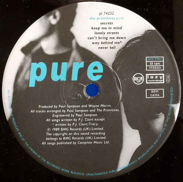 The Primitives - Pure (LP, Album)