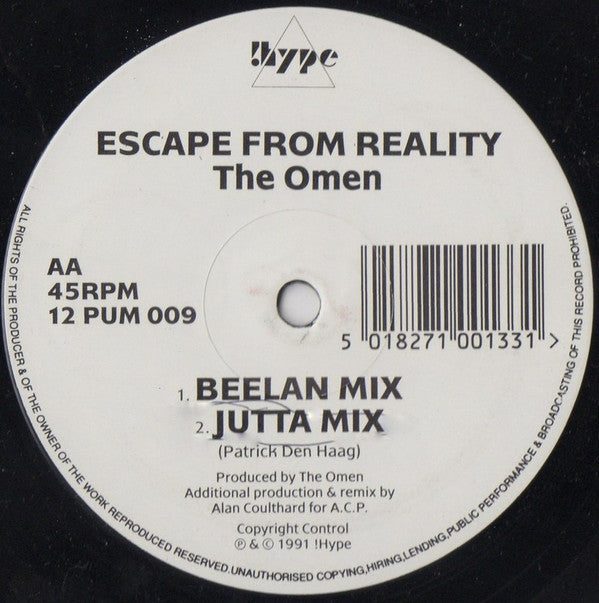 The Omen (3) - Escape From Reality (12"")