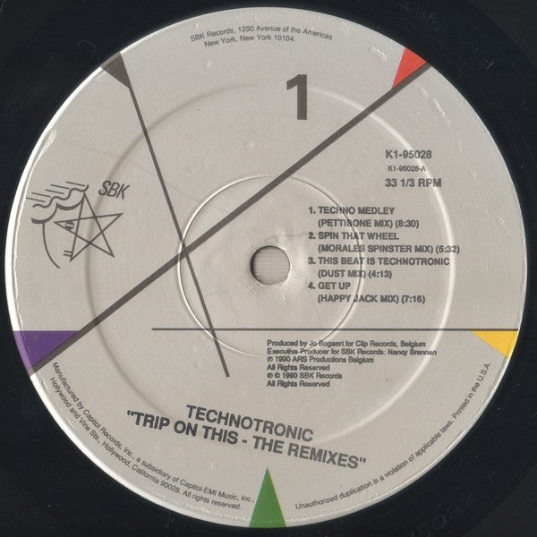 Technotronic - Trip On This! - The Remixes (LP)